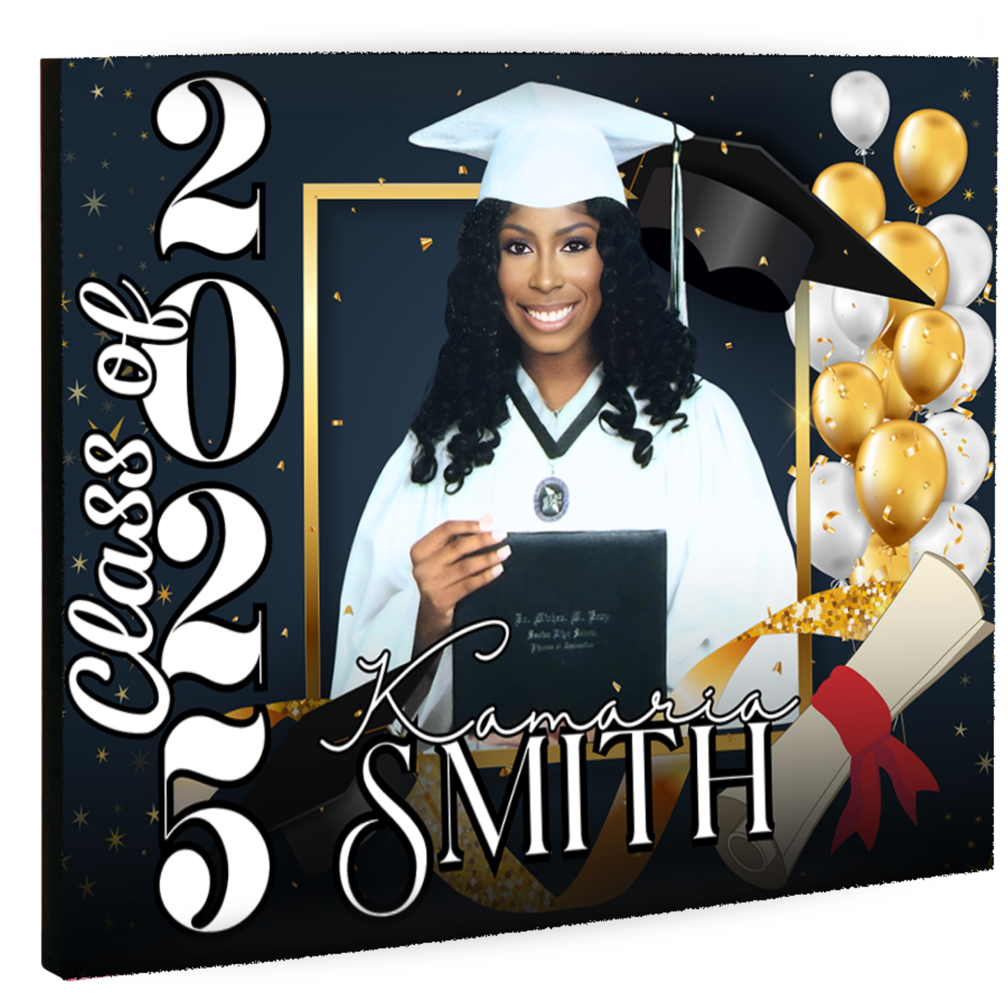Custom 8x10 Gloss Plaque – Flat Edge