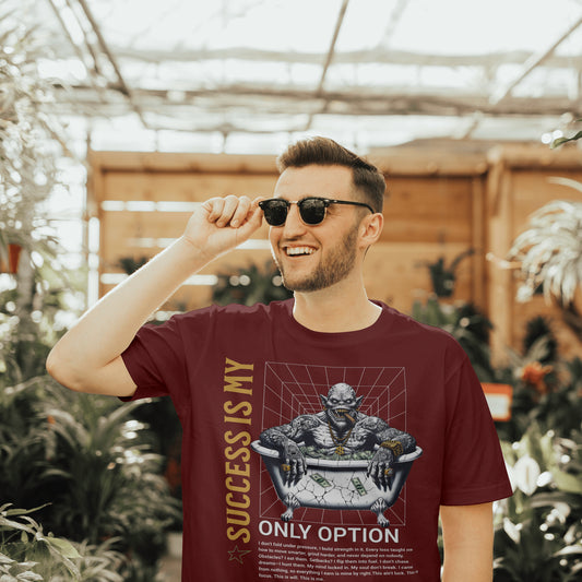 Success Is My Only Option Tee – Pressure Builds Power