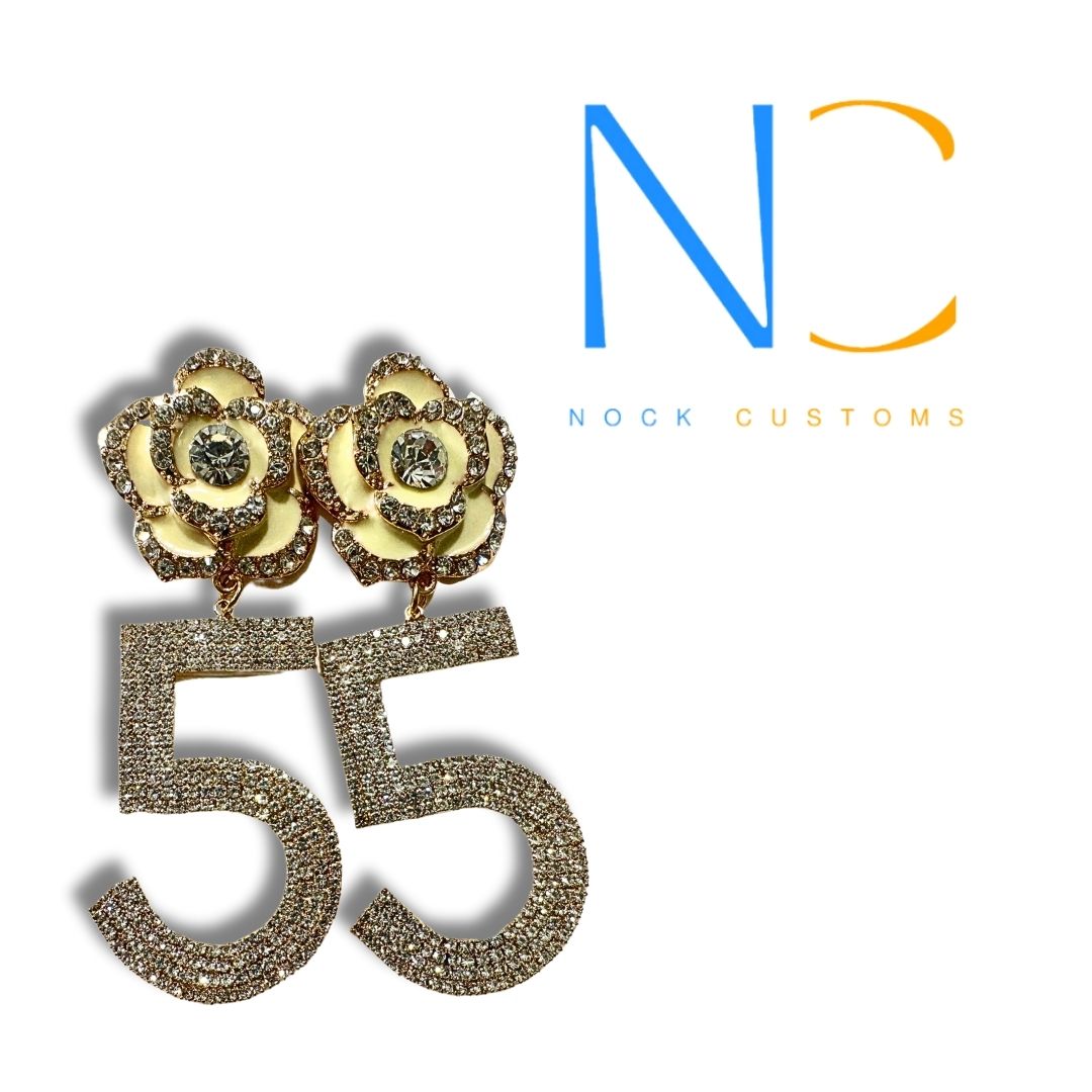 C5 Rose Cream and Gold Jewelry Set - Beaded Charm Bracelet and Earrings for Elegant Style