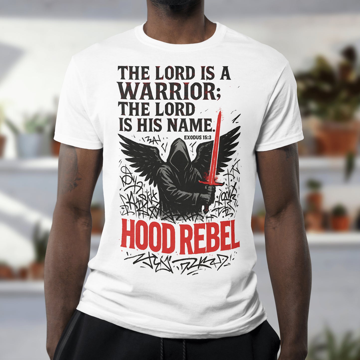 The Lord Is a Warrior Tee – Exodus 15:3