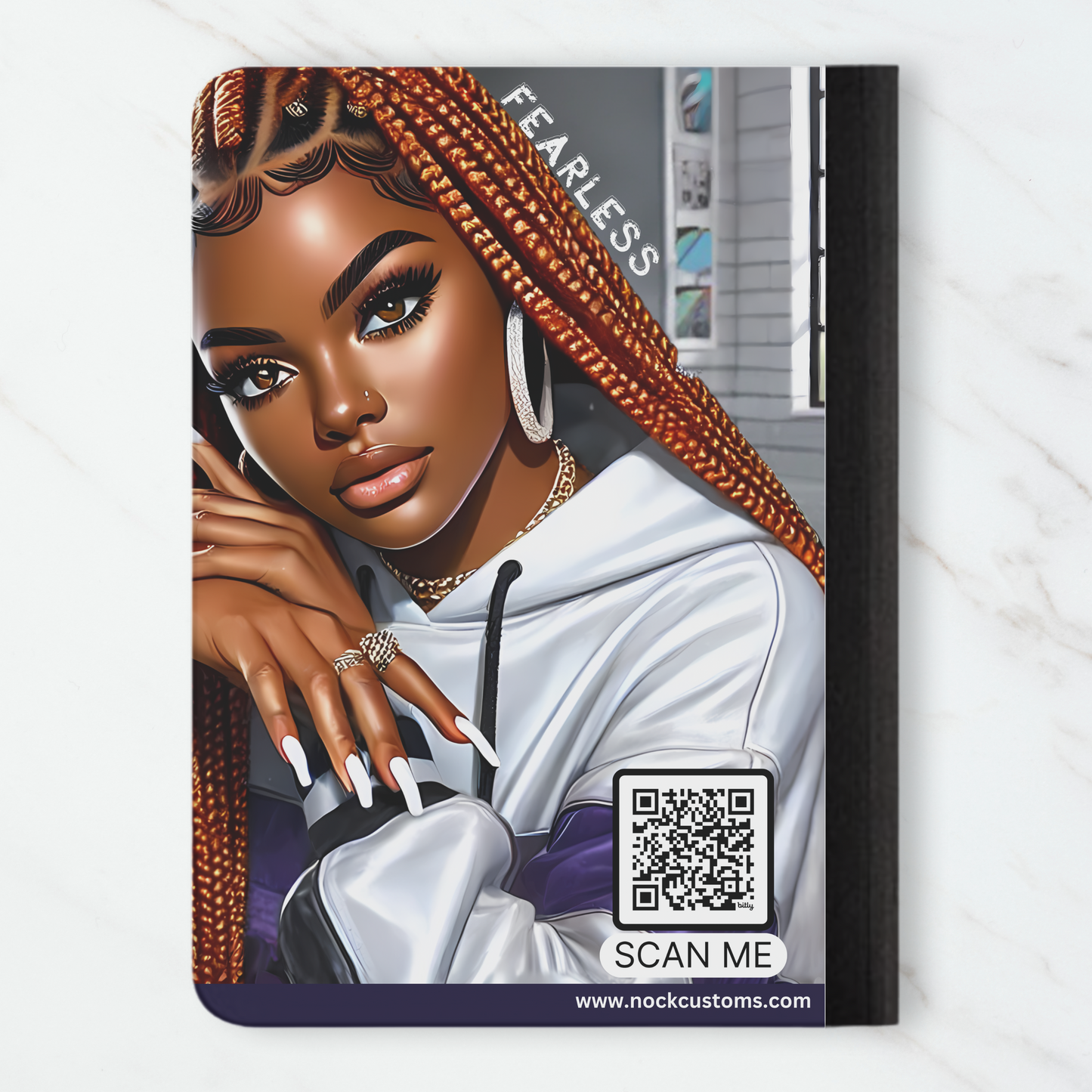 Fearless Scholar Afrocentric Composition Book - Classroom & Empowerment Art Covers